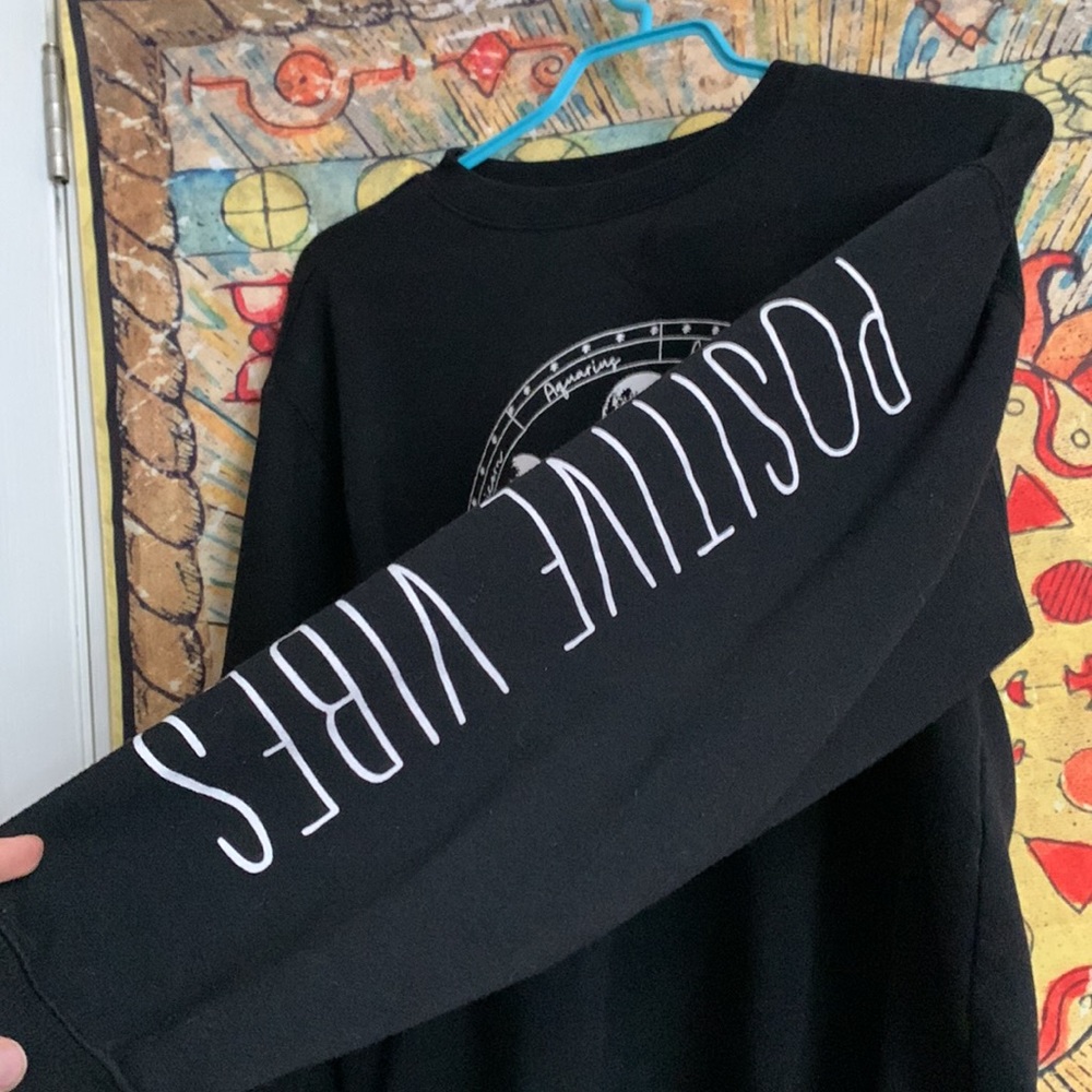 Astrology & Moon Phases Boyfriend Crewneck Sweater - Picture 2 of 5
